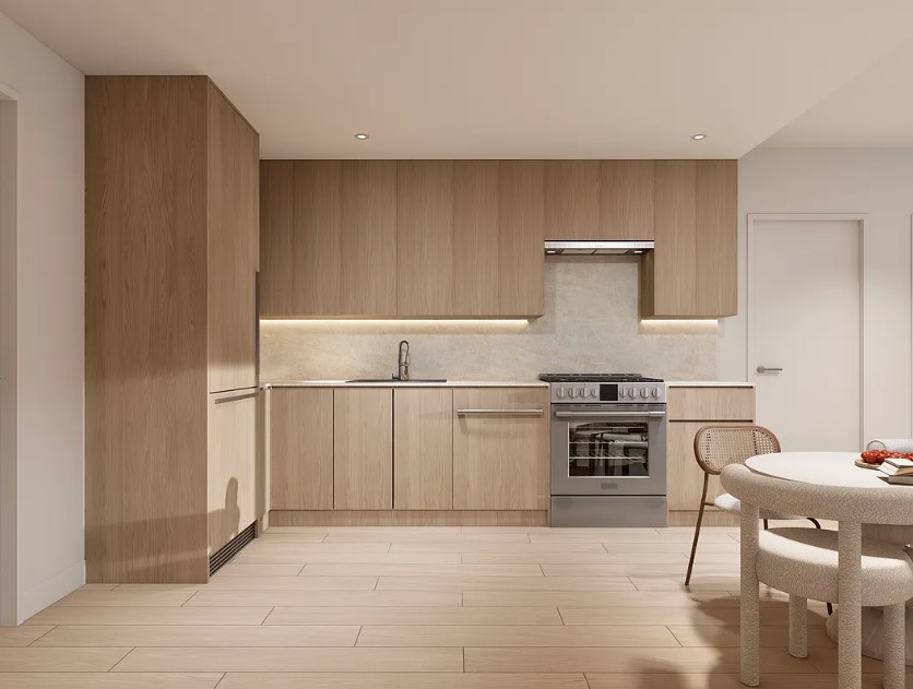 Modern chef's kitchen