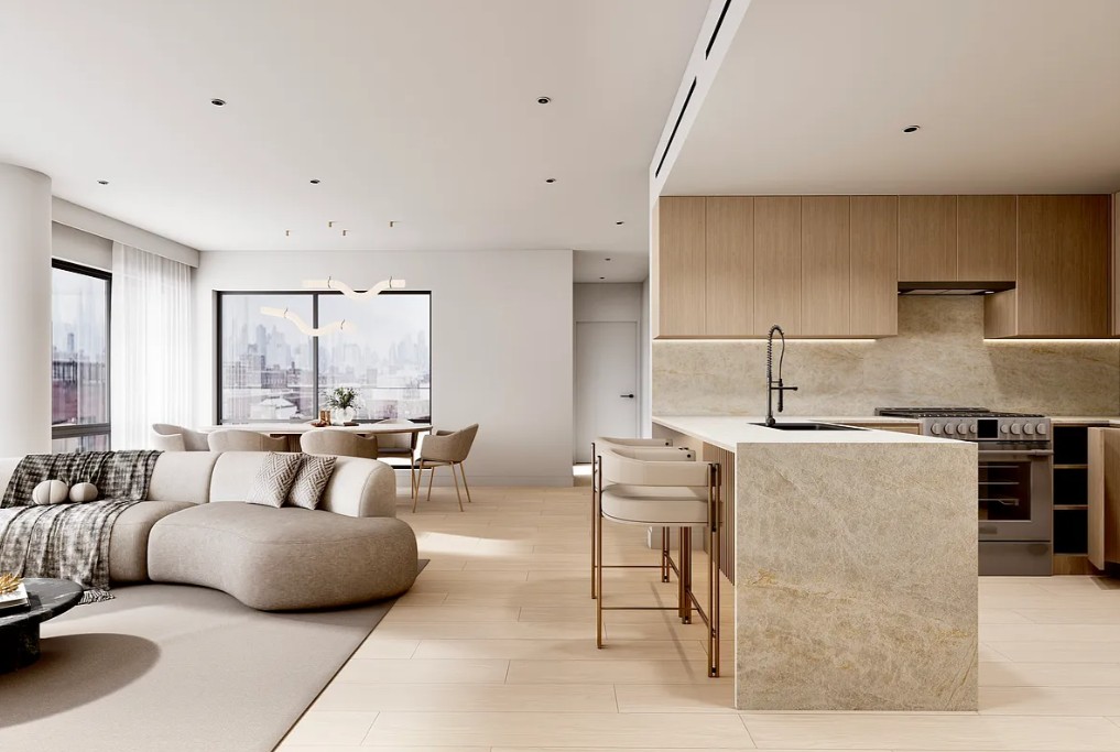 Modern chef's kitchen
