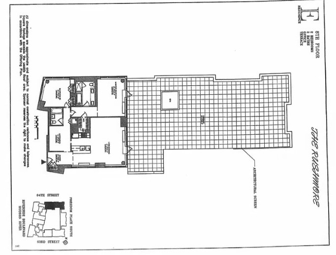 Floor plan for Rare Riverside Gem with a 2500 SF Private Terrace & Hot Tub